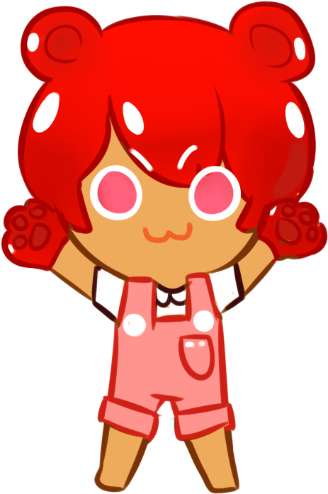 “gummy Bear Cookie 
” - Gummy Bear Cookie Run Clipart (560x758), Png Download