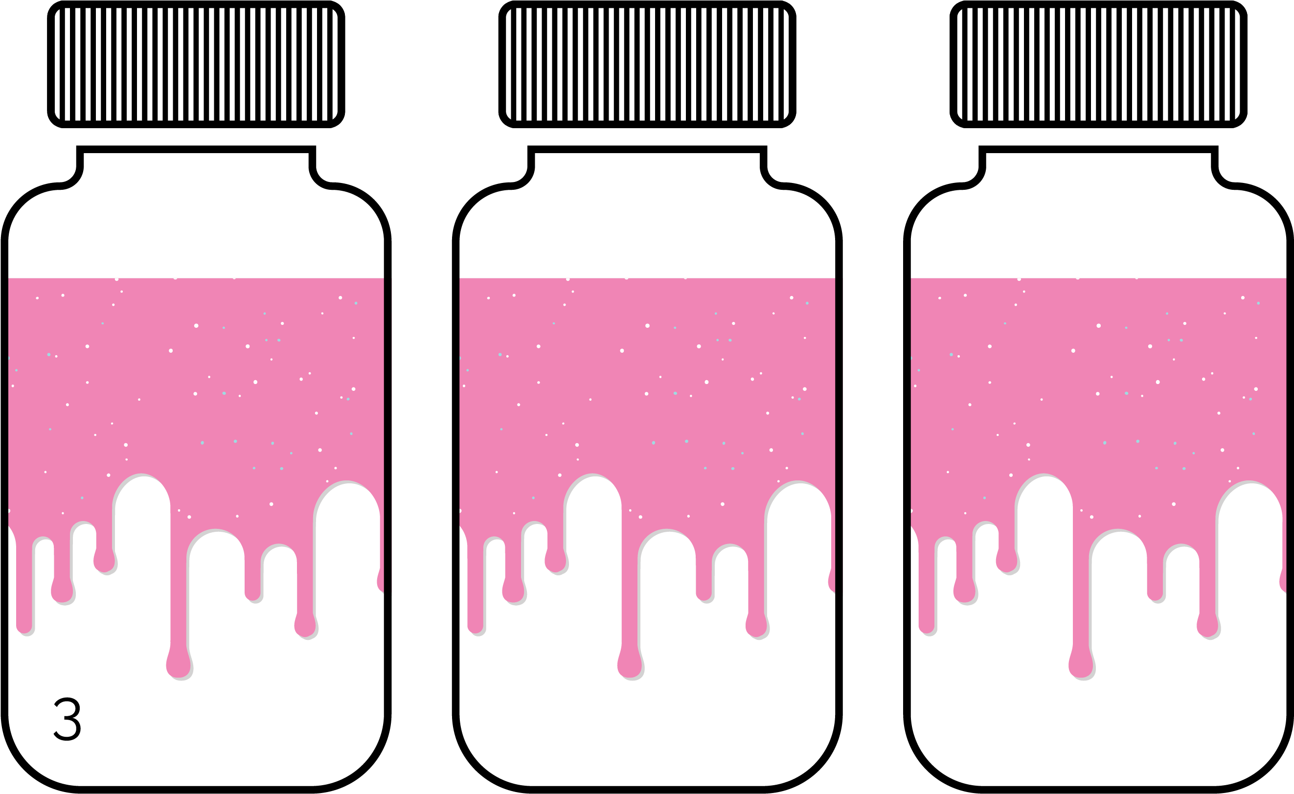 3 Items - Plastic Bottle Clipart (2736x1685), Png Download