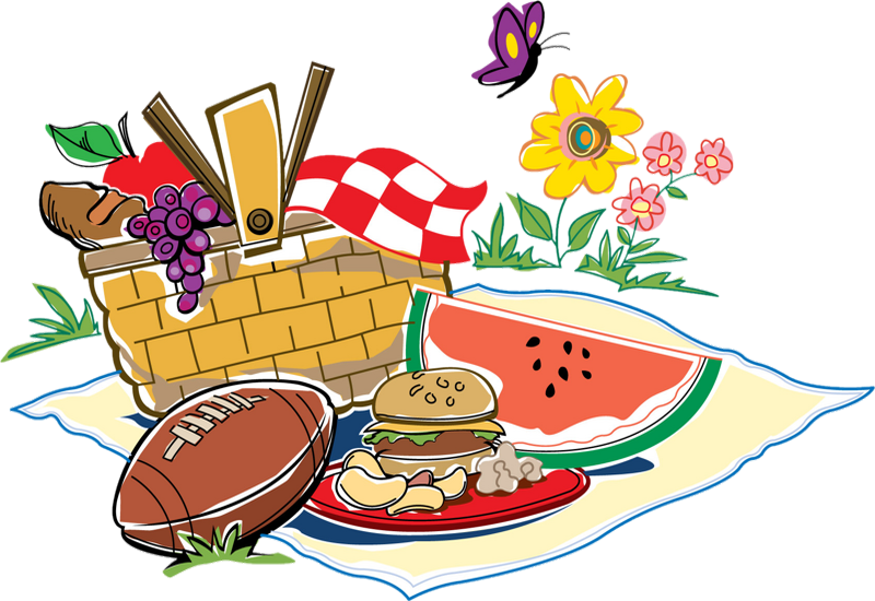 Dessin Png Panier De Pique-nique - Church Picnic Clipart (800x550), Png Download