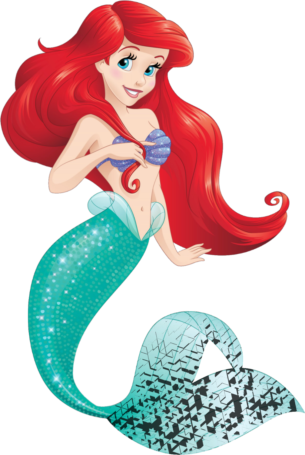 Ariel Disney Princess Clipart (1024x1521), Png Download