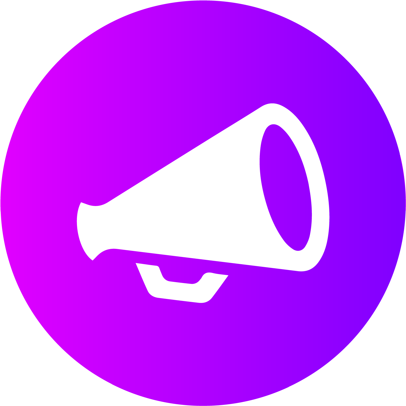 Megaphone Clipart Purple - Sale Flat Icon Png Transparent Png (1440x1440), Png Download