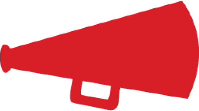 Collection Of Free Megaphone Vector Cheer - Cheerleader Megaphone Vector Art Clipart (640x480), Png Download