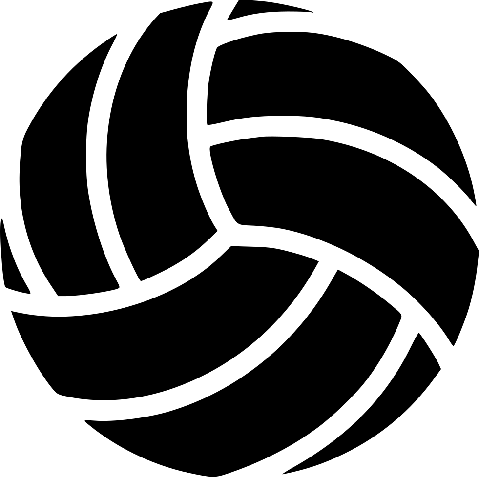 Sport Beach Ball Play - Volleyball Icon Png Clipart (981x978), Png Download