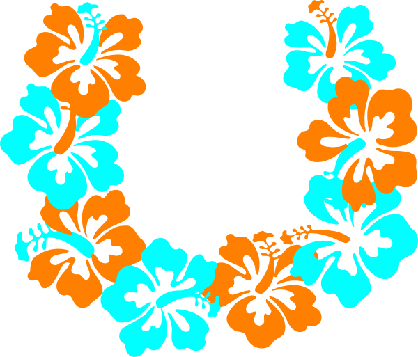 Transparent Rainbow Flower Clipart - Hibiscus Clip Art - Png Download (600x513), Png Download