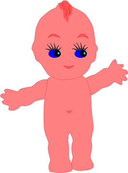 Kewpie - Doll Clipart (600x600), Png Download