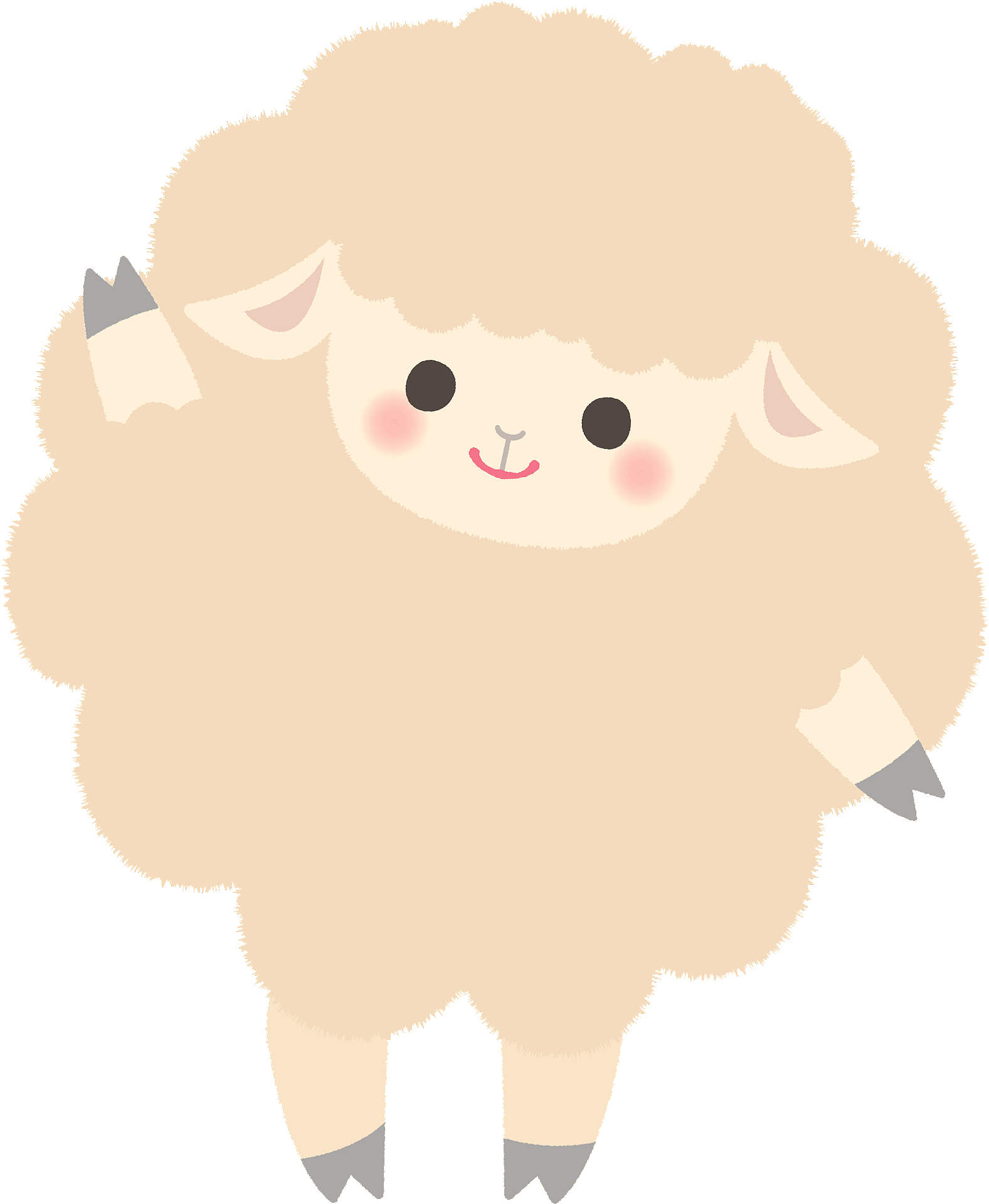 Sheep Clipart (1577x1920), Png Download