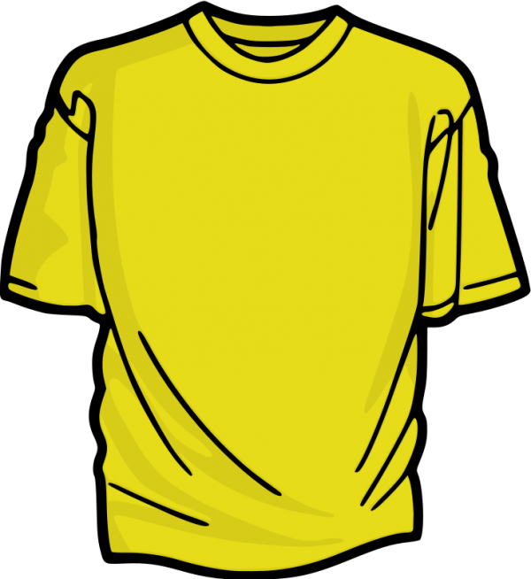 Yellow T Shirt Clip Art - Png Download (600x654), Png Download