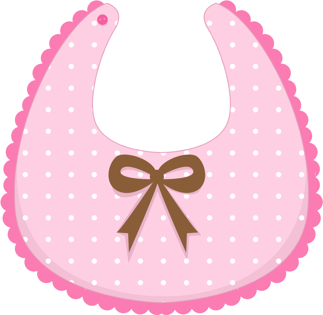 B En Rosa Clip Art Baby Babies - Baberos Para Baby Shower Dibujo - Png Download (1200x1200), Png Download