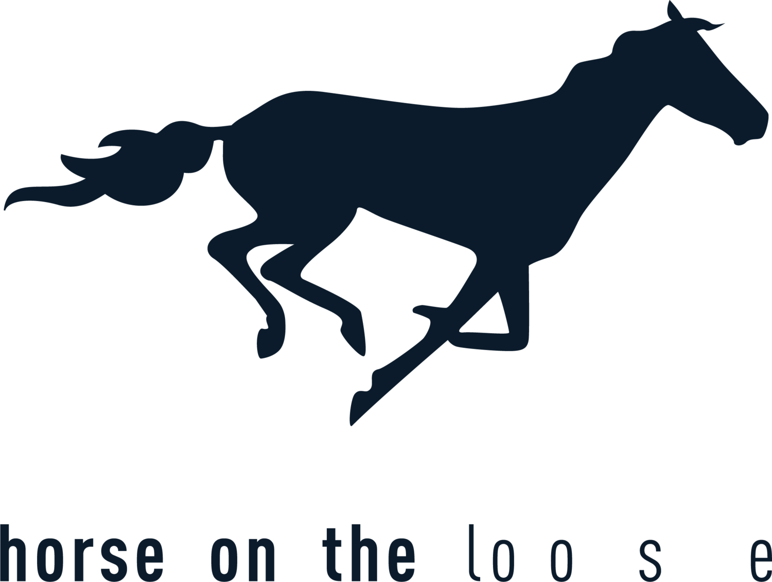 Horse On The Loo - Blue Horse Gif Clipart (1500x1132), Png Download