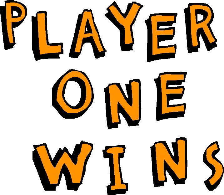 Player 1 Wins Clipart (717x623), Png Download