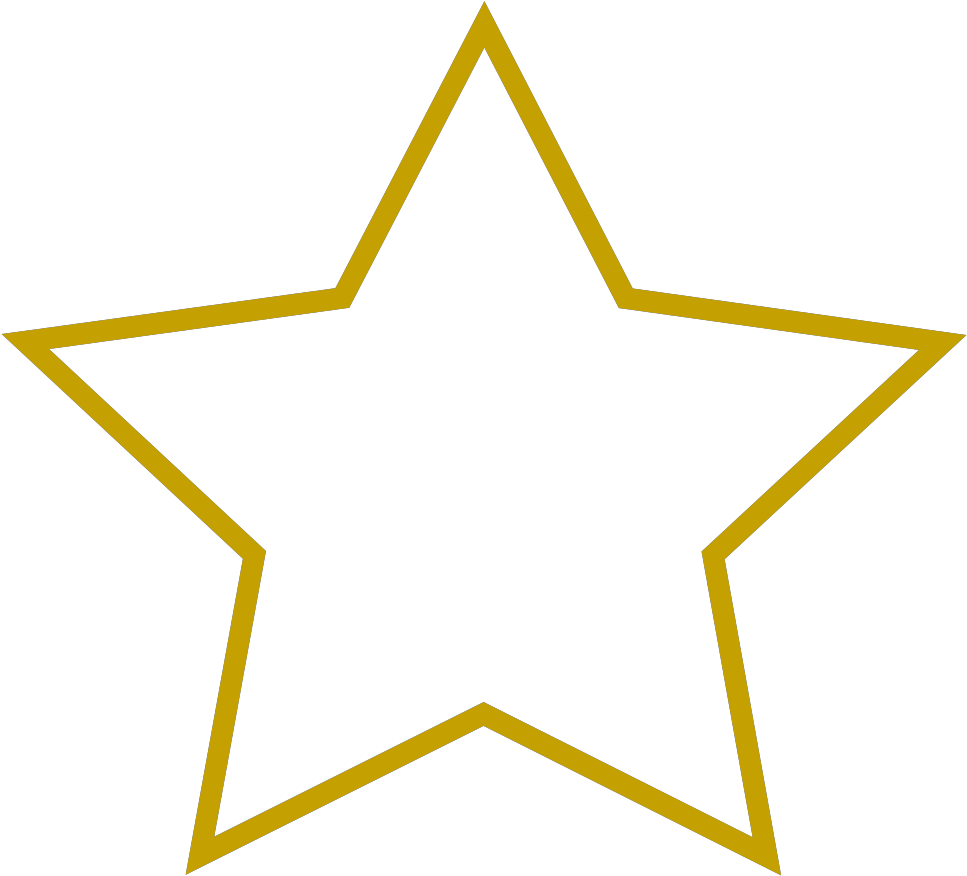 Star Shape Svg Clip Arts - Star Clipart Black And White Png Transparent Png (1024x1024), Png Download