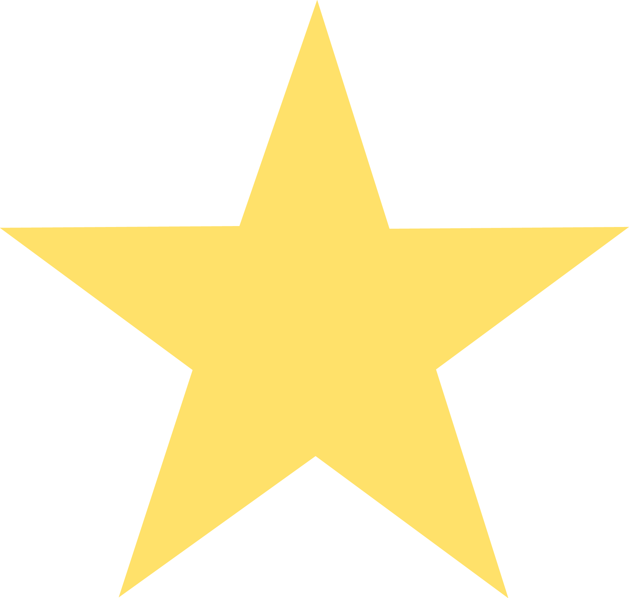 Gold Star Image Png - Yellow Star Vector Png Clipart (2008x1910), Png Download