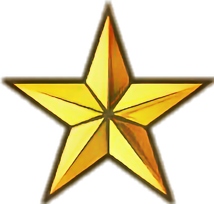 Black Star Simple Clipart (704x672), Png Download