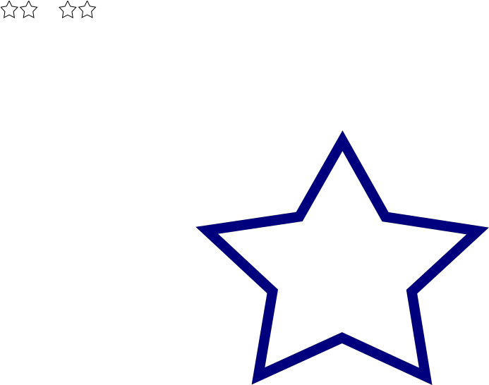 Blue Star Svg Clip Arts - Star Outline Icon - Png Download (1024x1024), Png Download