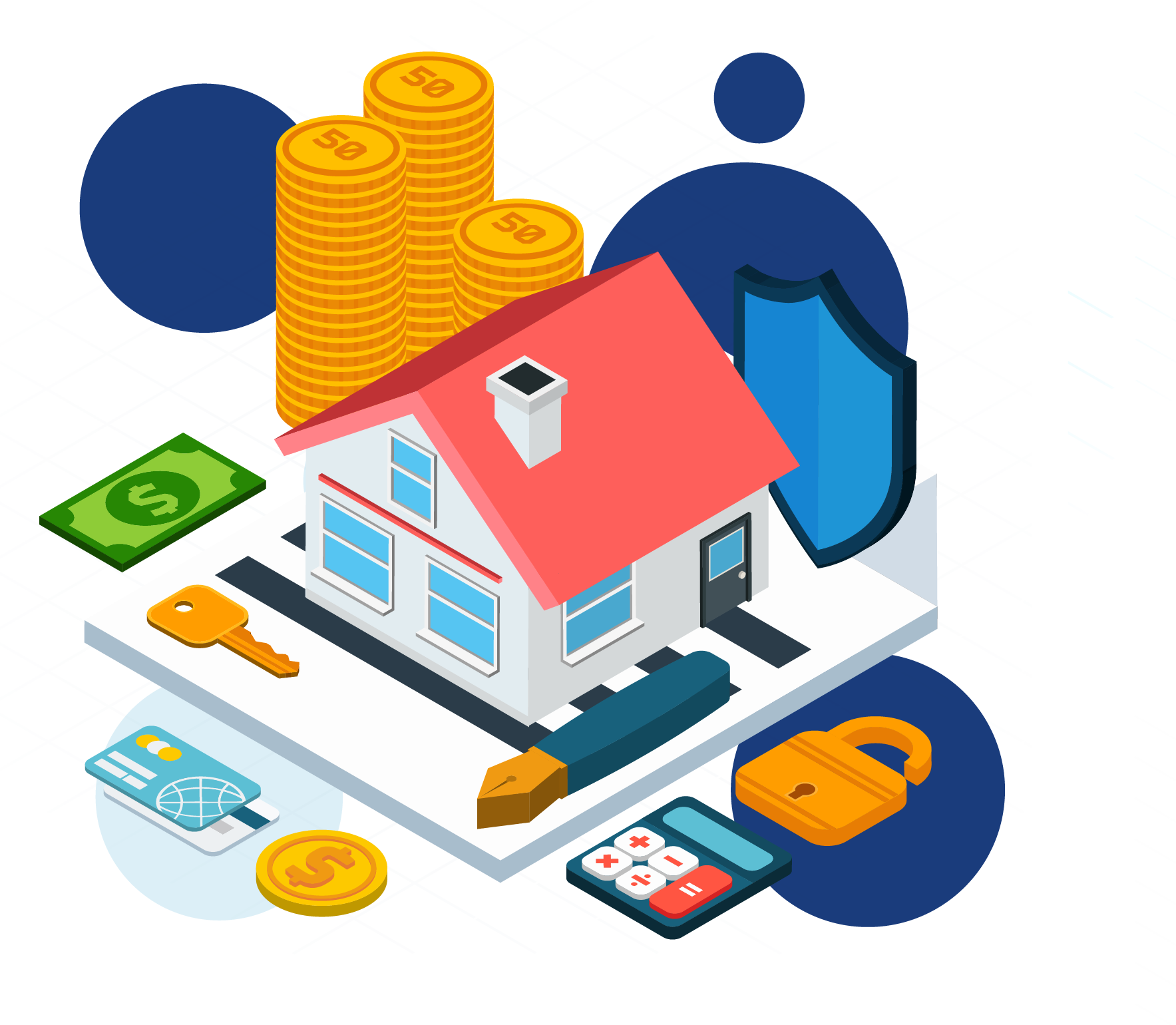 Types Of Unsecured Loan Clipart (1767x1540), Png Download