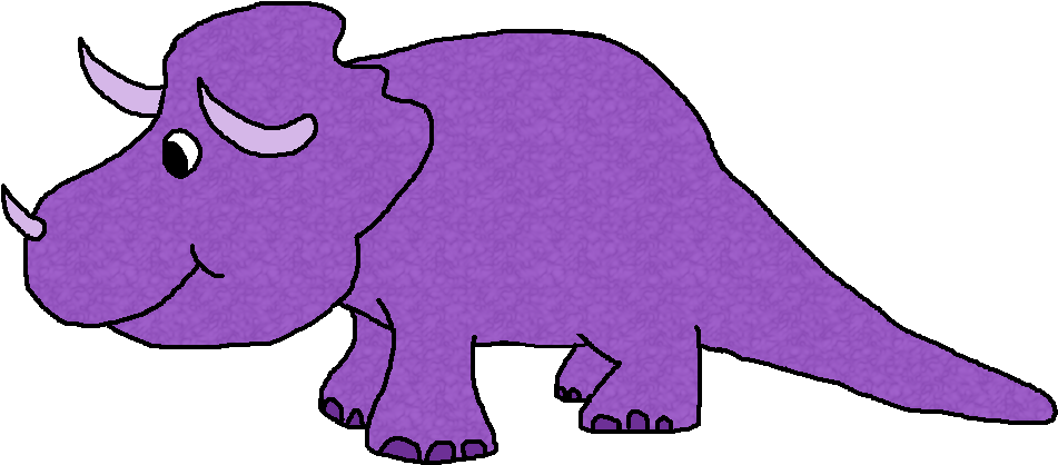 Purple Dinosaur Clipart - Dino Clipart For Kids - Png Download (971x436), Png Download