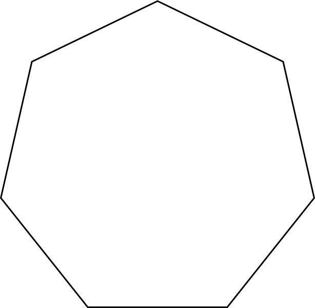 Poligono Con 7 Lati Clipart (614x599), Png Download