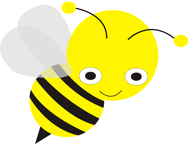 Honey Bee Clip Art - Bee Clipart Transparent Background - Png Download (640x492), Png Download