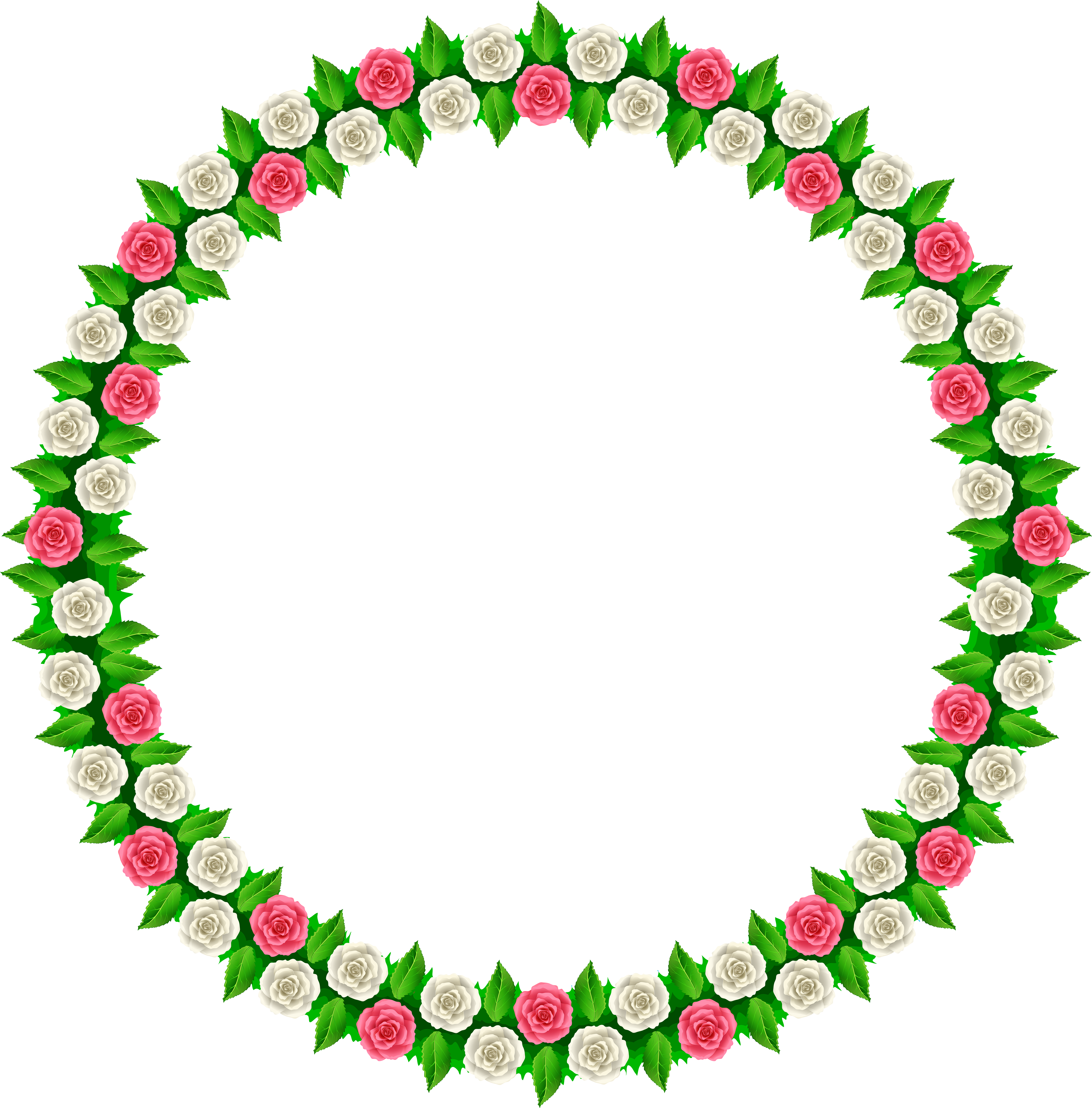 Round Border Clipart For Kids Jpg Black And White Library - Black Rope Circle Clip Art - Png Download (4928x5000), Png Download