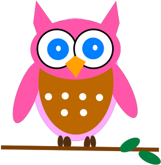 Download Pink Owl Svg Clip Arts Cartoon Png Download Full Size Clipart 5763611 Pinclipart