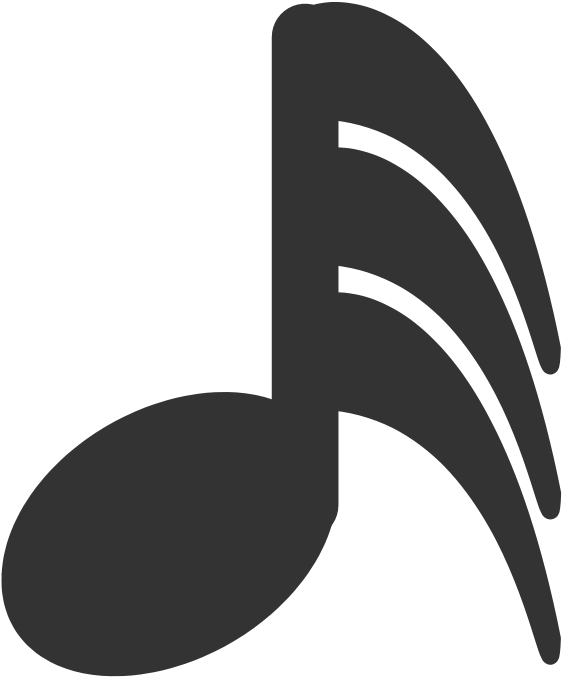Ftmusic 32ndnote - Music Mono Clipart (800x800), Png Download