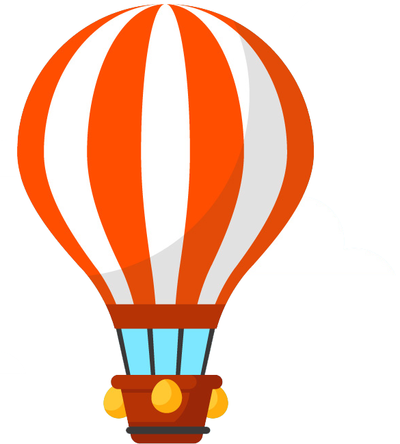 Hot Air Balloon Clipart (585x649), Png Download