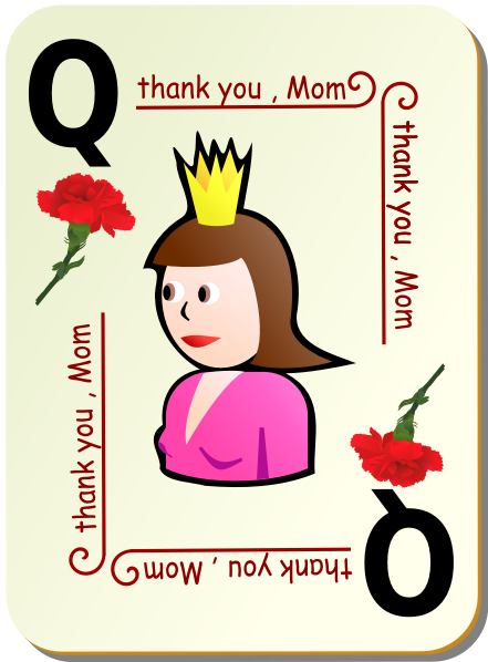 Mother"s Day Congratulation Card - Queen Clip Art - Png Download (600x600), Png Download