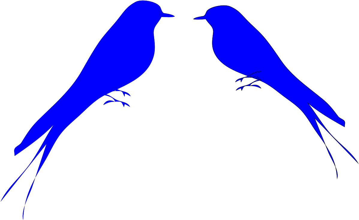 Blue Bird Clipart (1600x1600), Png Download