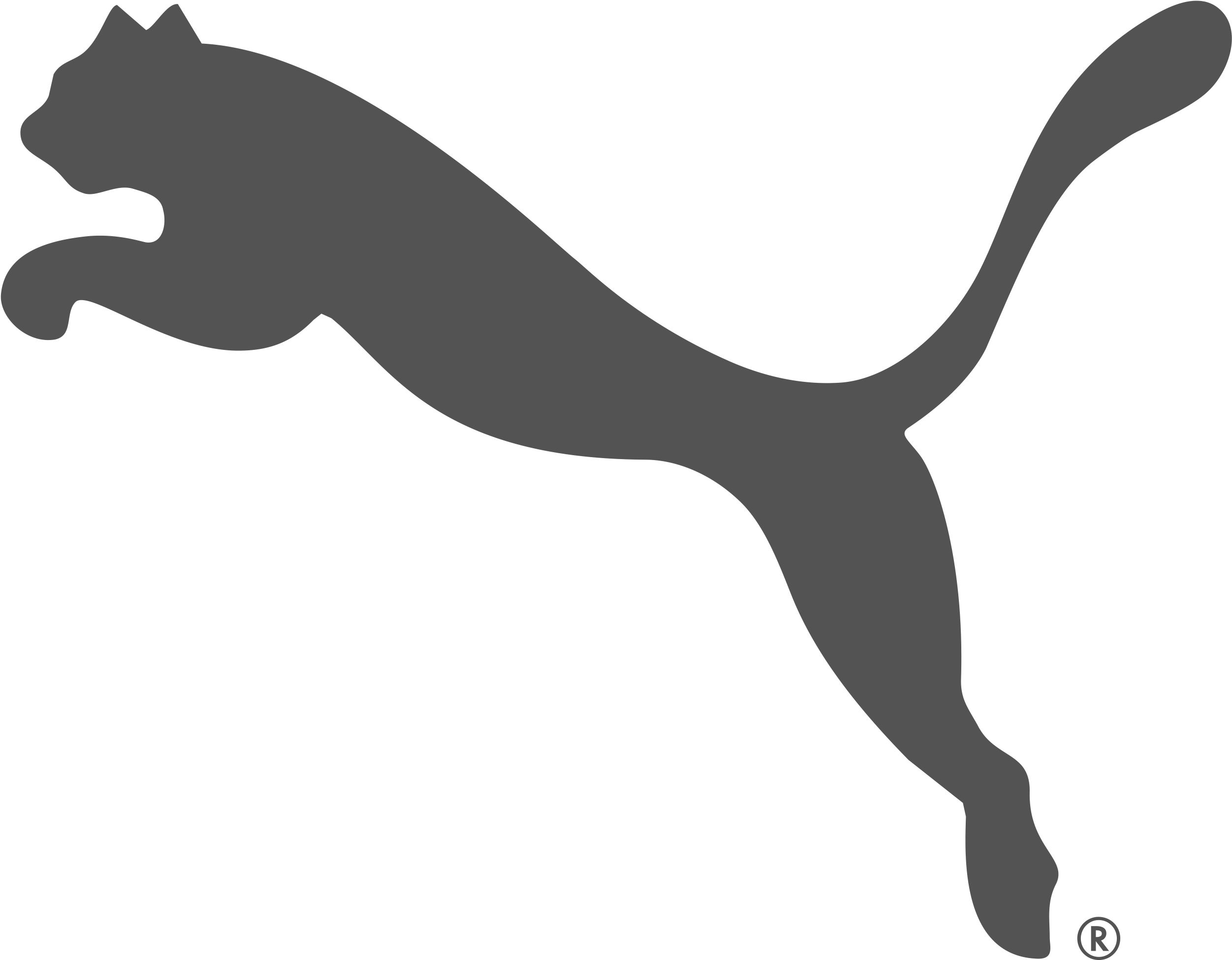 Puma Logo Clipart (2525x1978), Png Download