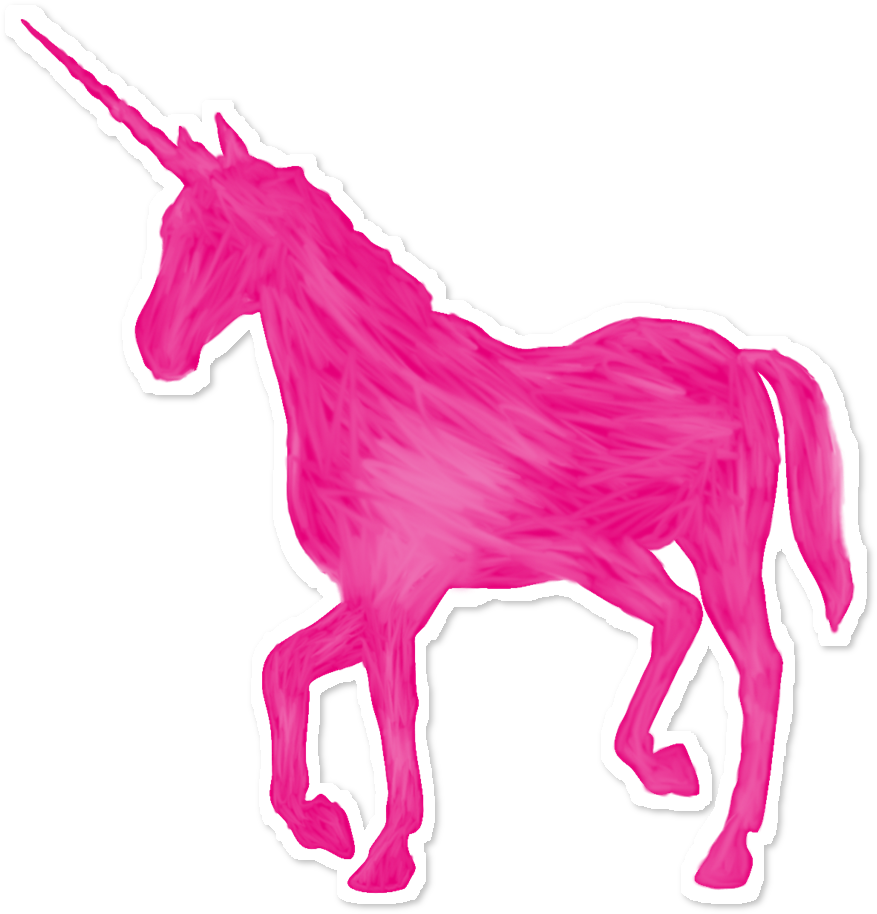 Unicorn Silhouette Royalty-free Clip Art - Black Unicorn Silhouette - Png Download (962x962), Png Download