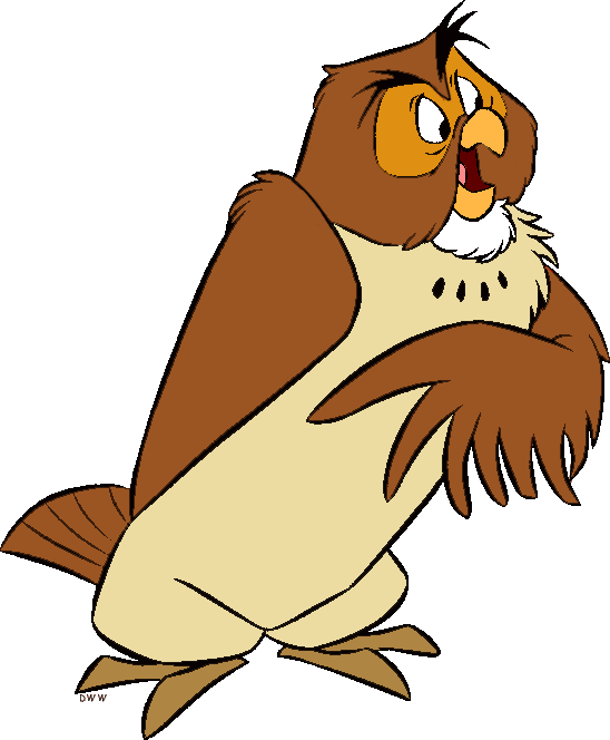 Disney Winnie The Pooh Owl Clipart (548x664), Png Download