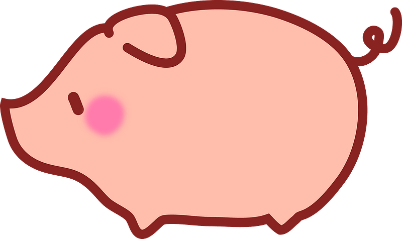 Pig Animal Clipart - Png Download (800x476), Png Download