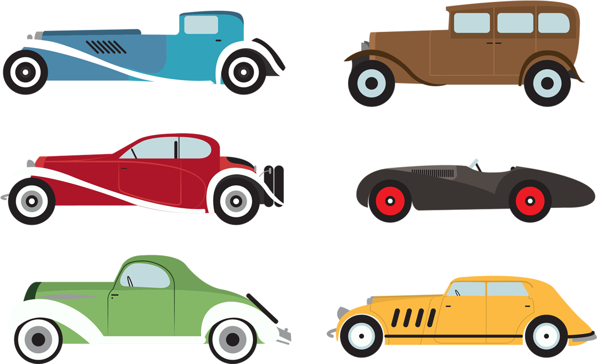 Car Automotive Design - Autos Vector A Color Png Clipart (1295x789), Png Download
