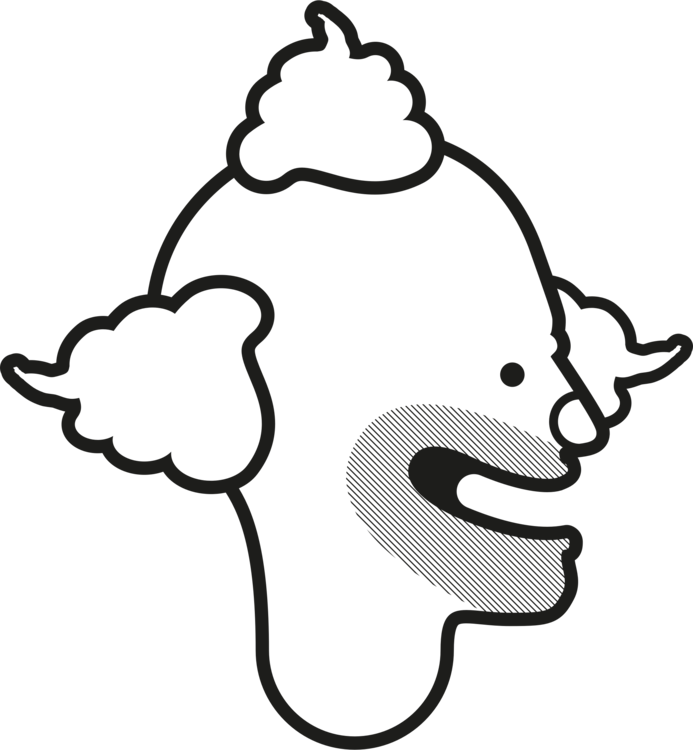Monochrome Art - Line Art Clipart (693x750), Png Download