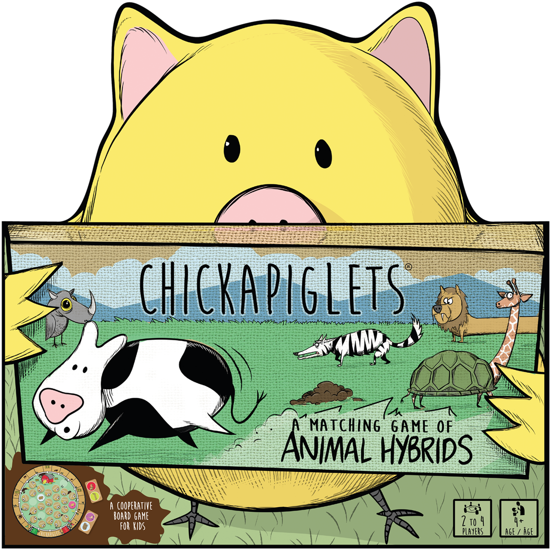 Chickapiglets Clipart (1279x1280), Png Download