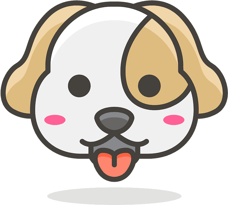 Download Dog Face Emoji Clipart - Dog Face Cartoon Png Transparent Png ...