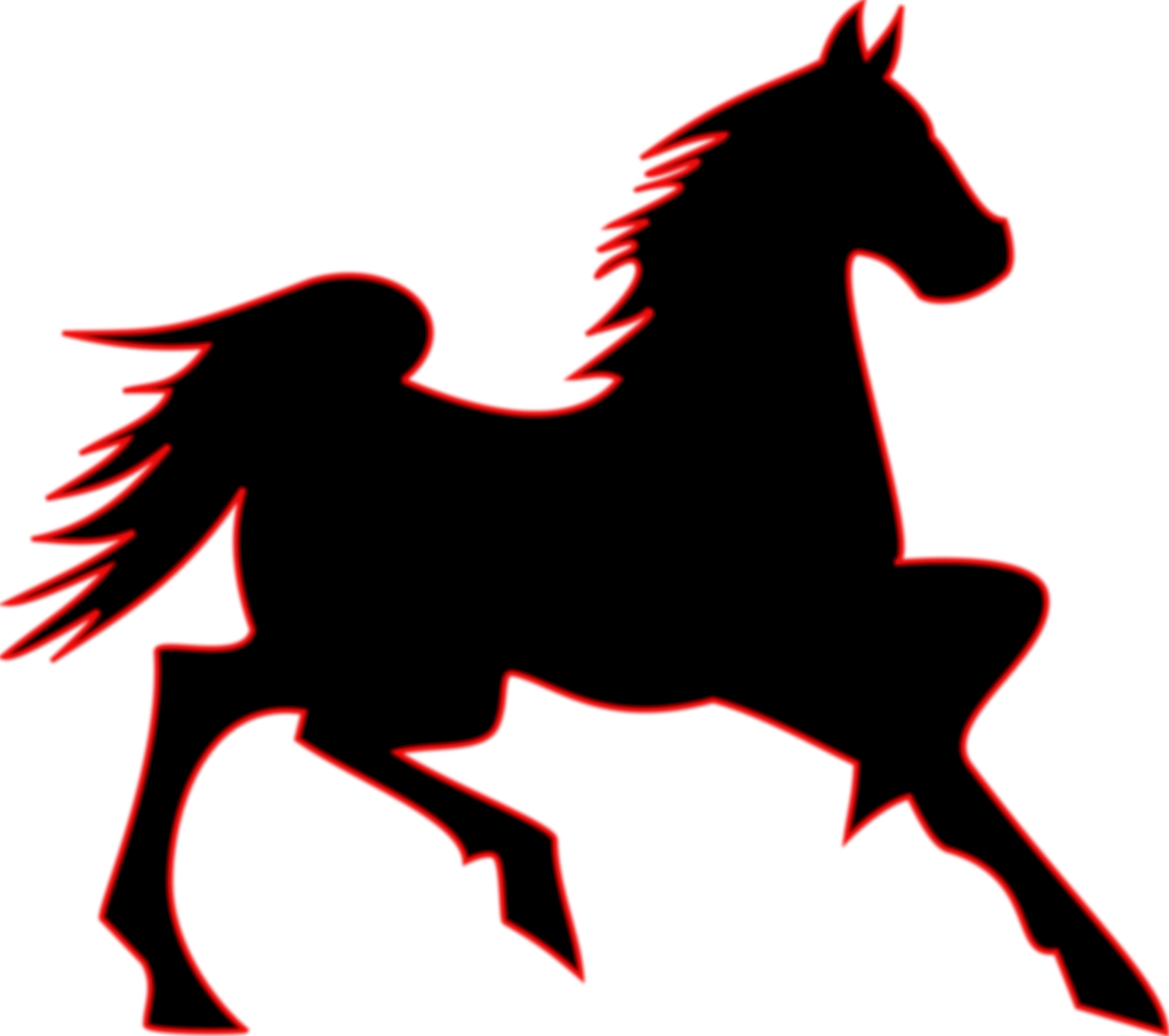 Fire Horse Icons Png - Horse Clip Art Transparent Png (2400x2127), Png Download
