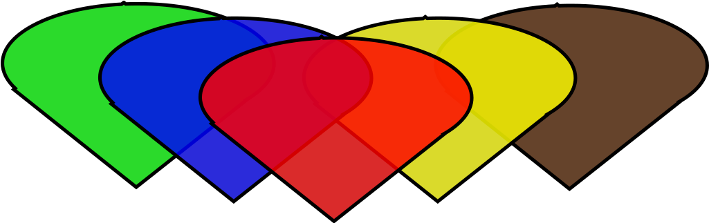 Colorful Diamonds Svg Clip Arts - Great Indonesia Movement Party - Png Download (1024x1024), Png Download