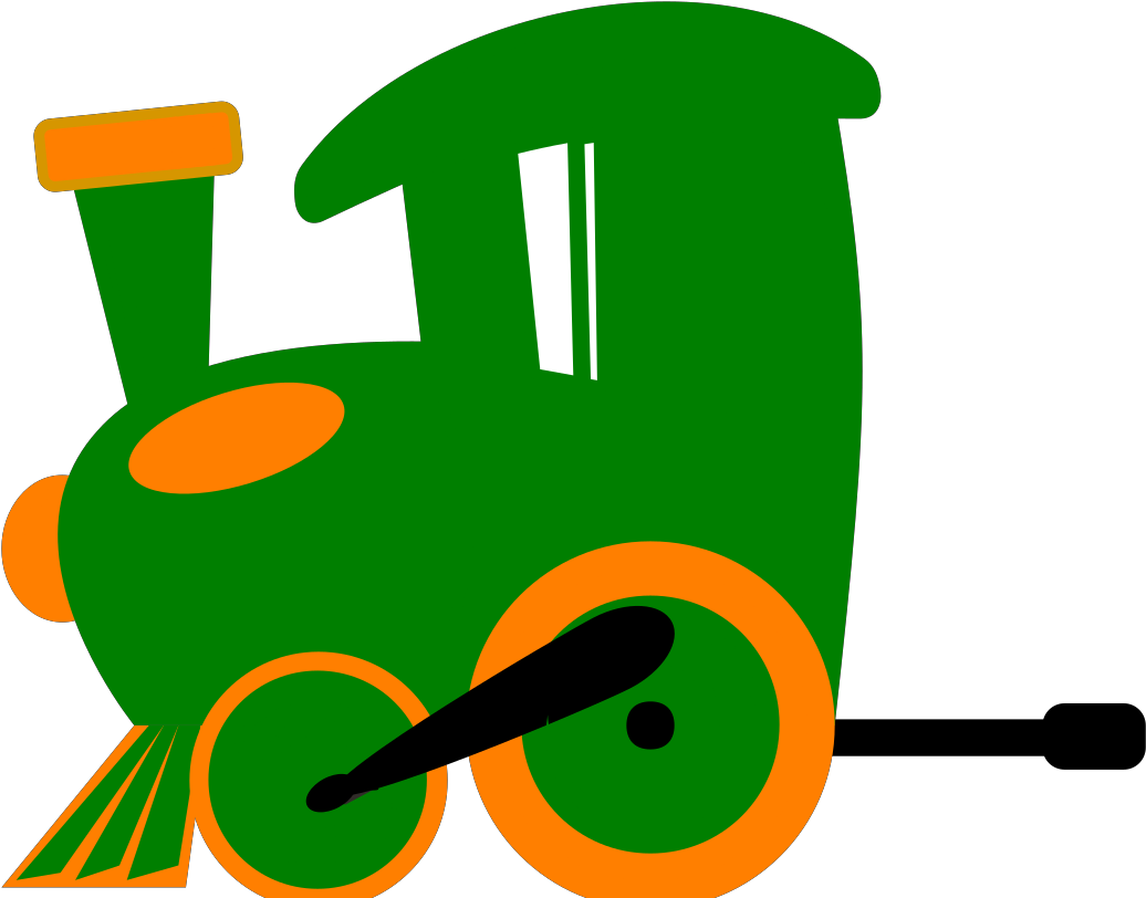 Green Train Clip Art - Png Download (1600x1600), Png Download
