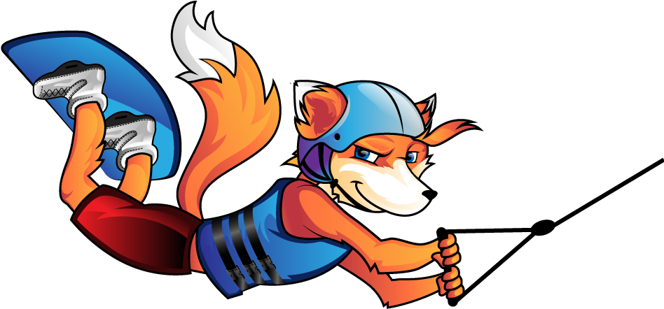 Transparent Water Skiing Cartoon Clip Art - Cartoon Wakeboard Png (948x442), Png Download