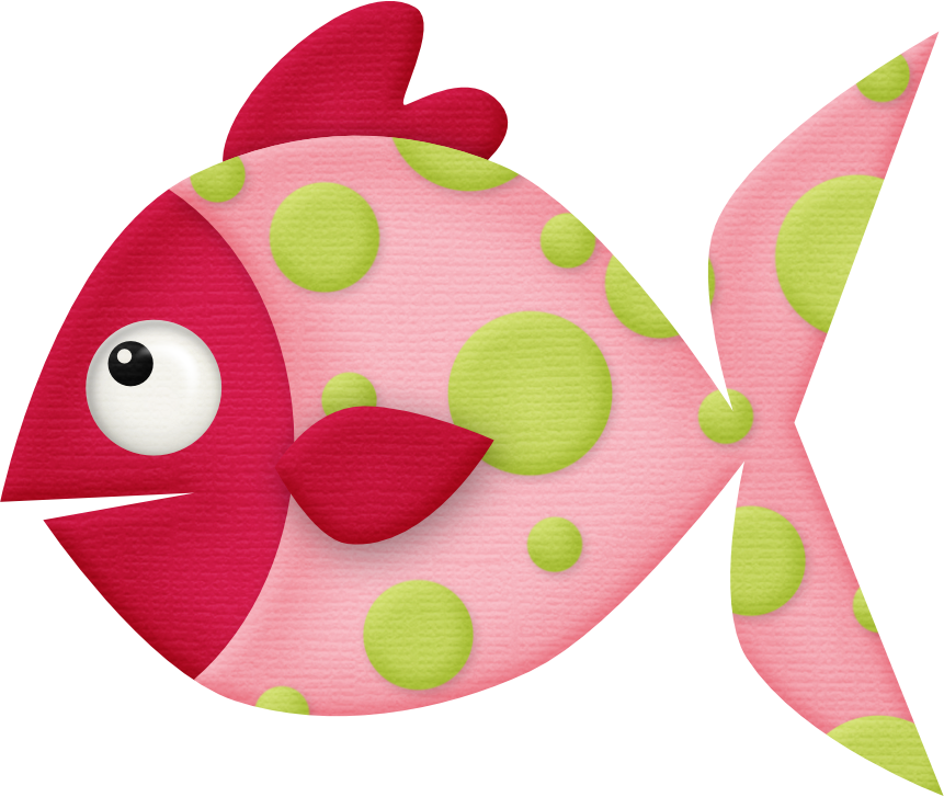 Desenho De Peixe Colorido Clipart (861x727), Png Download