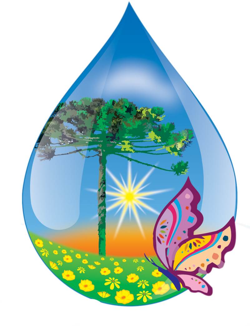 Desenho Sobre A Água Clipart (800x1056), Png Download