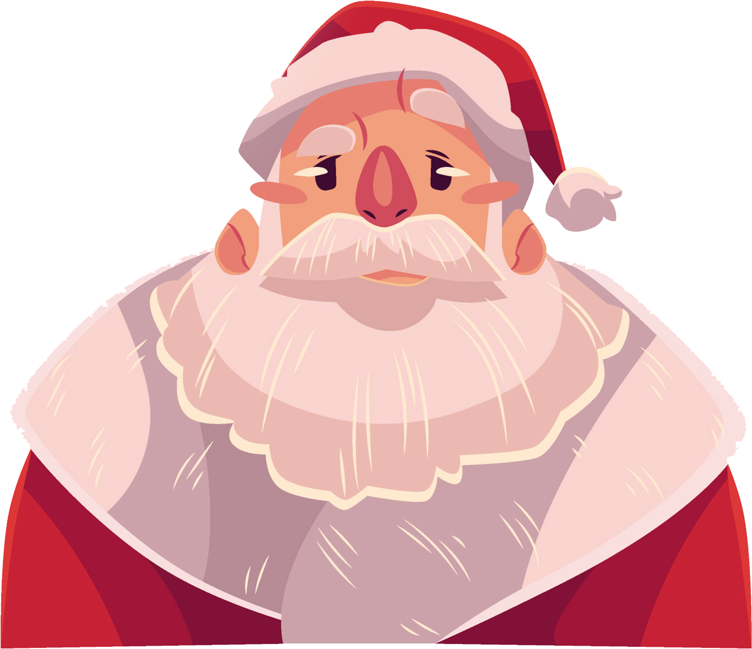 Crying Santa Claus Clipart (1500x1500), Png Download