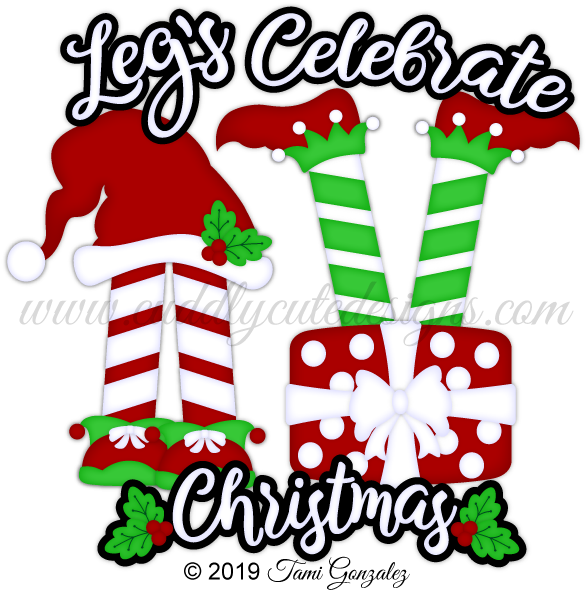 Leg"s Celebrate Christmas Clipart (600x600), Png Download
