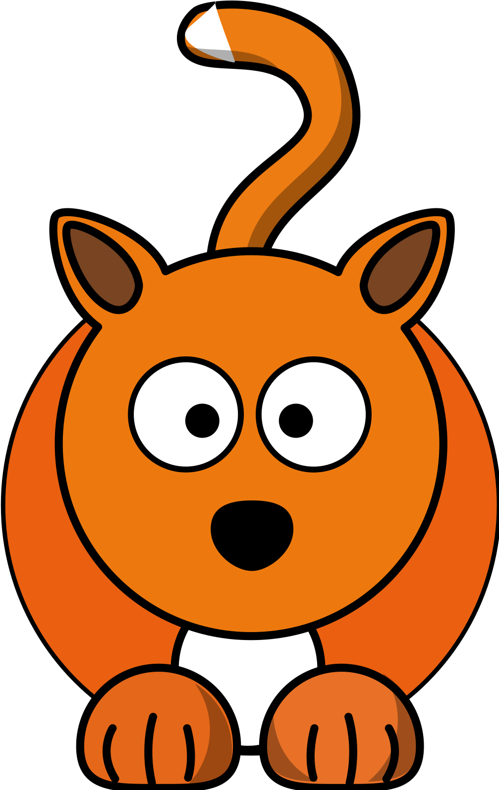 Cartoon Fox Clipart Free - Png Download (1600x1600), Png Download