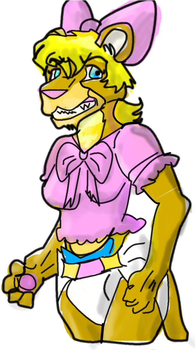 Clothed Cub - Cartoon Clipart (792x1204), Png Download