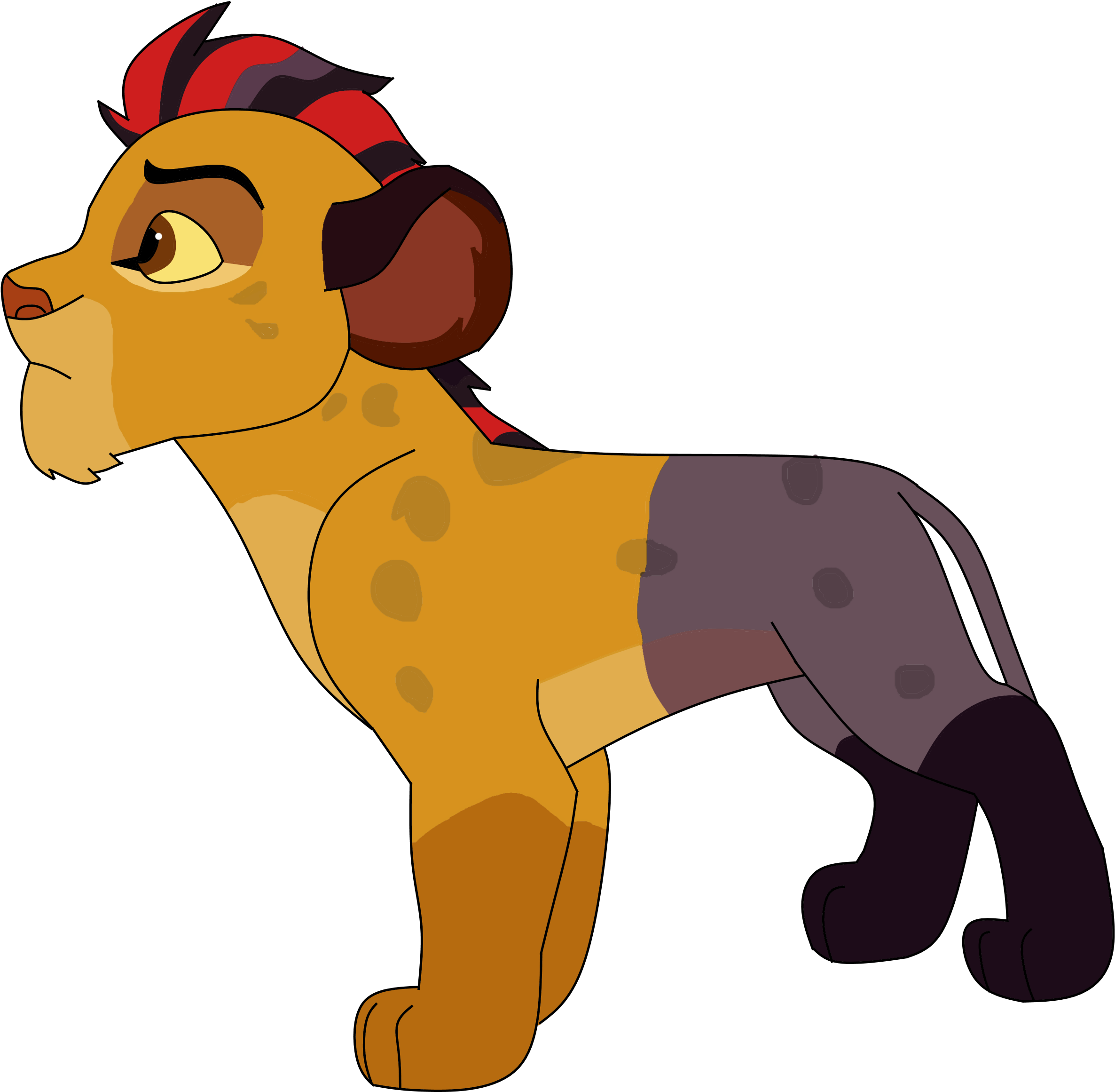 Teenager - Lion Guard Kion And Jasiri Cubs Clipart (2475x2446), Png Download