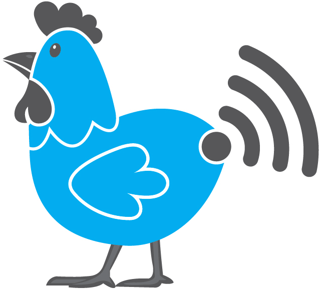 Free Range Wifi Logo - Rooster Clipart (650x650), Png Download