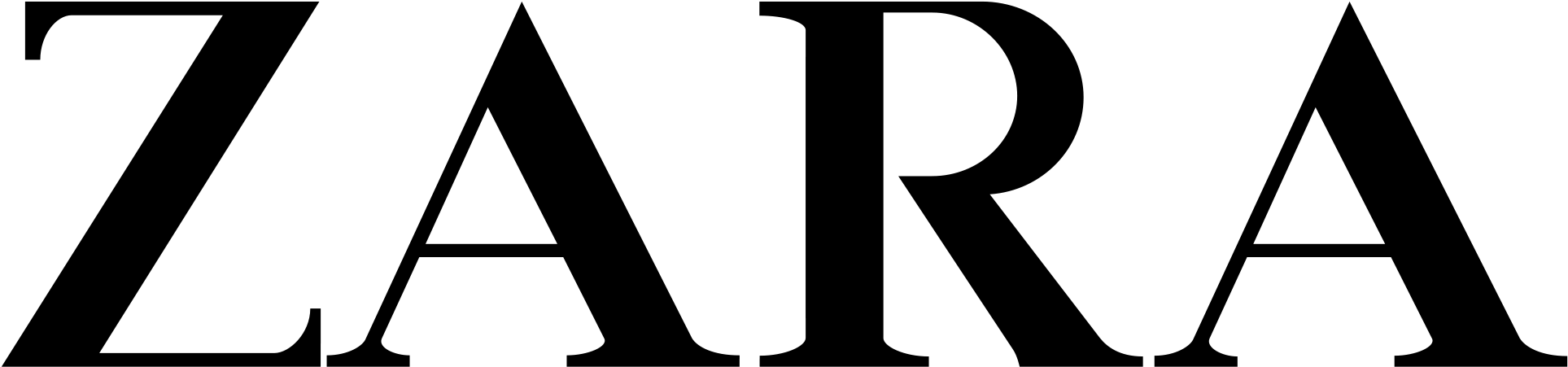 Zara Vector Logo Png Clipart (2000x800), Png Download