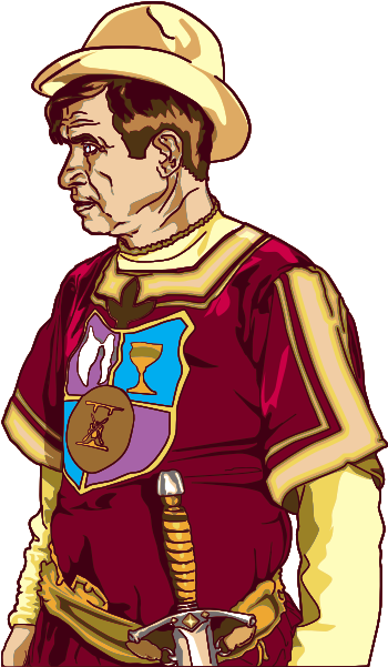 Vector Image Of Portrait If William Penn Adair "will - Cartoon Clipart (600x600), Png Download